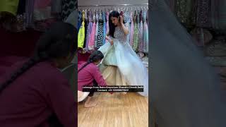 Princess Gown😍Shopping in Chandni Chowk#shorts #ashortaday #lehenga #lehengacholi screenshot 4