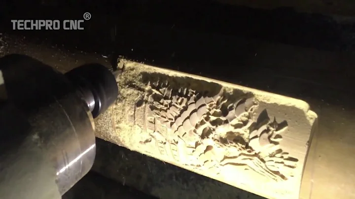 TechPro 3 Axis Wood CNC  Router Carving  Bamboo