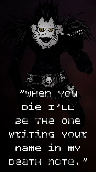 #Ryuk #anime #deathnote Just for fun ...