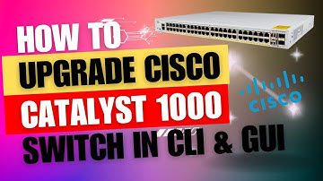 How to upgrade IOS of Cisco Catalyst 1000 (C1000) series switch in CLI & GUI mode