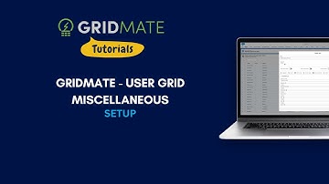 GridMate - User Grid - Miscellaneous