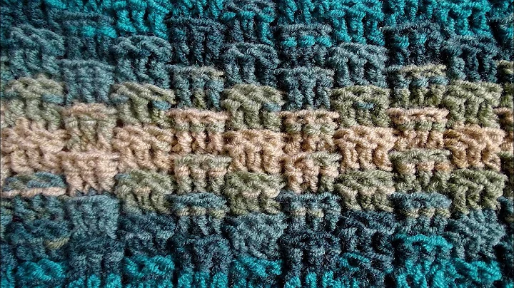 Learn the Beautiful Basket Weave Crochet Stitch