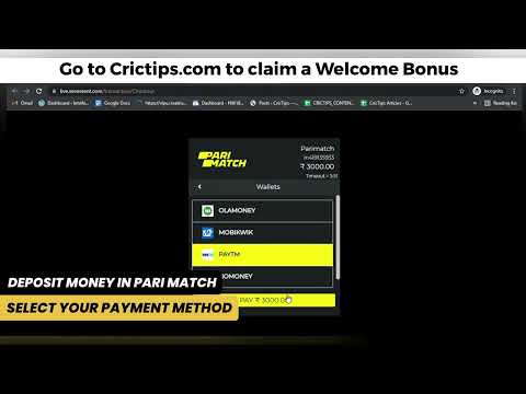 How to Parimatch Register and Deposit
