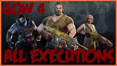 Gears of War 4 | ALL KNIFE AND WEAPONS EXECUTIONS [60FPS HD]