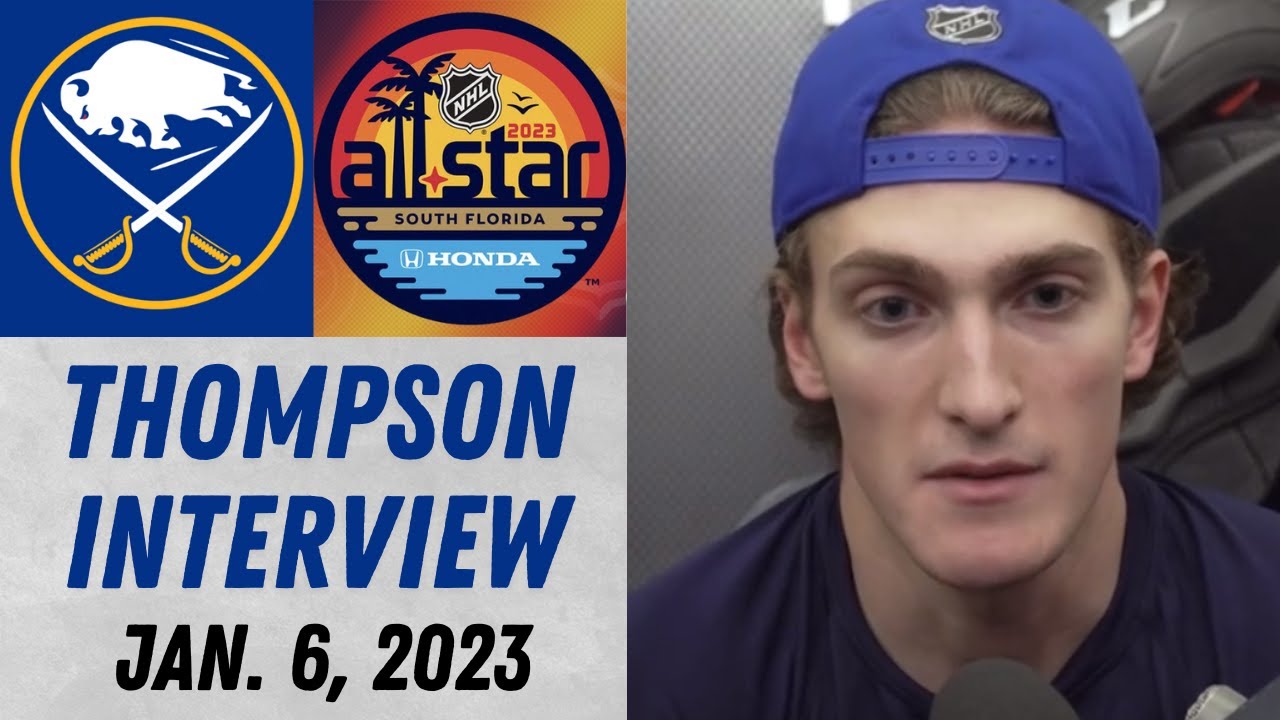 Tage Thompson Speaks After Being Name An NHL All-Star (1/6/2023)