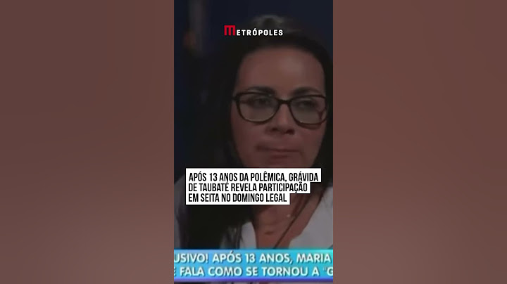 Grávida de Taubaté fala pela primeira vez sobre a polêmica