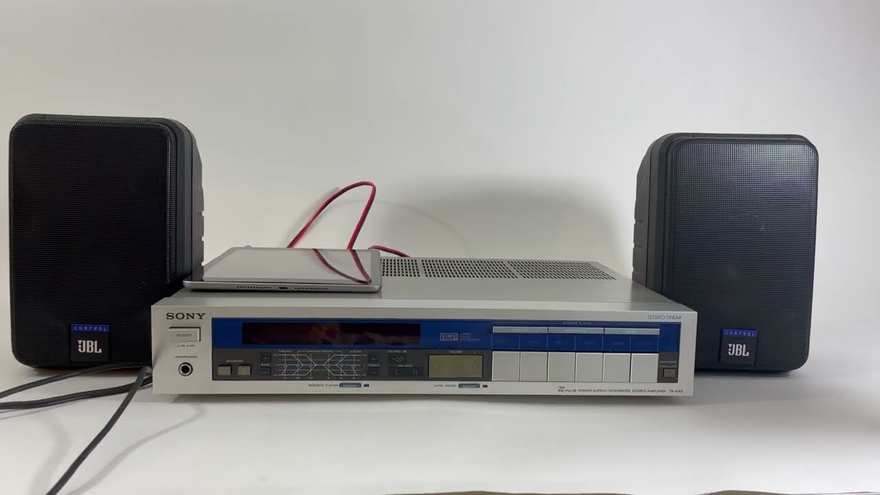 Sony TA-AX5 Vintage Stereo Integrated Amplifier Silver - Part 2