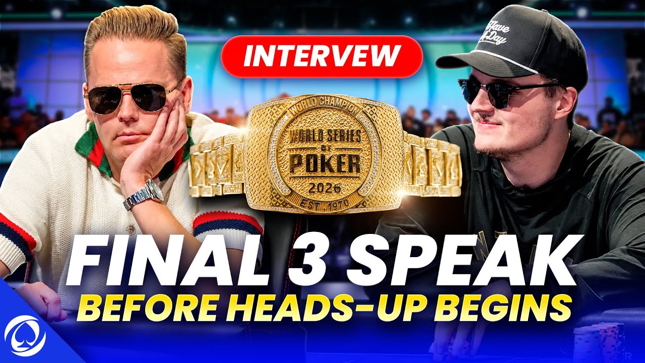 HEADS-UP In the 2026 WSOP Main Event! Who will win $10 MILLION? - Jumalon and Saaskilahti Speak