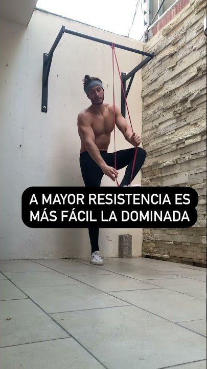 Técnica de kipping Pullup con goma - Dominadas con goma 