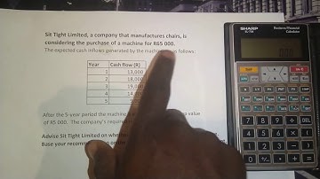 IRR (Internal Rate of Return) using Sharp EL-738 Financial Calculator