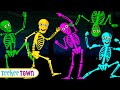 Spooky Scary Skeleton Songs For Kids | Exercise Song | TeeheeTown