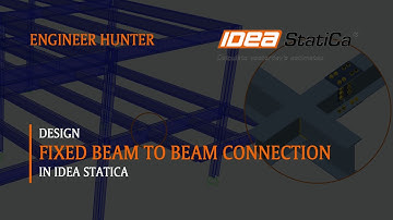 Fixed Beam to Beam Connection in IDEA StatiCa