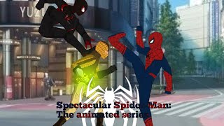 Spectacular Spider-Man:The Animated series "не запланированный кредит" (рисуем мультфильмы 2)