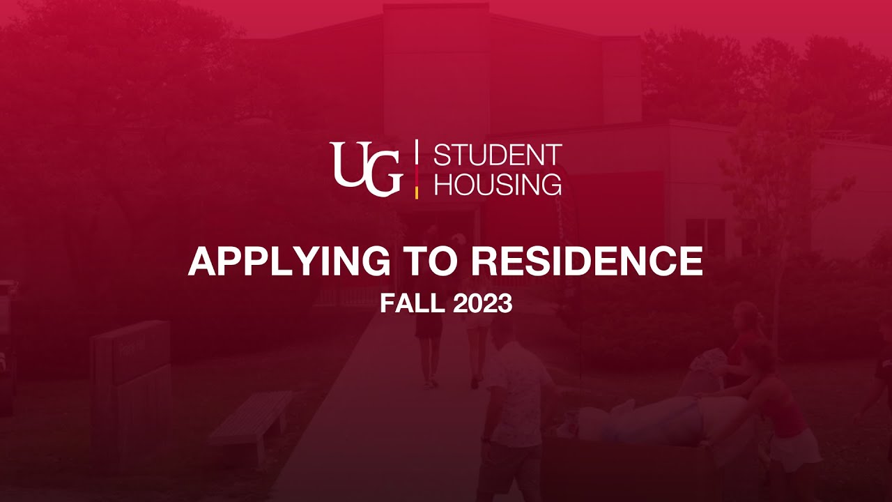 Applying To Residence Fall 2023 YouTube Applying To Residence Fall 2023 YouTube