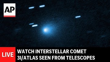 LIVE: Watch interstellar comet 3I/ATLAS as seen from telescopes in Italy