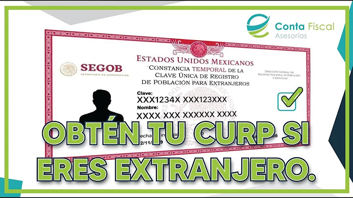 ►|🔥OBTÉN TU CURP SI ERES EXTRANJERO FÁCIL Y RÁPIDO🔥