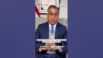 How to Prepare for Your Asylum Interview with USCIS | NYC Immigration Lawyer #Asylum #AsylumUSA