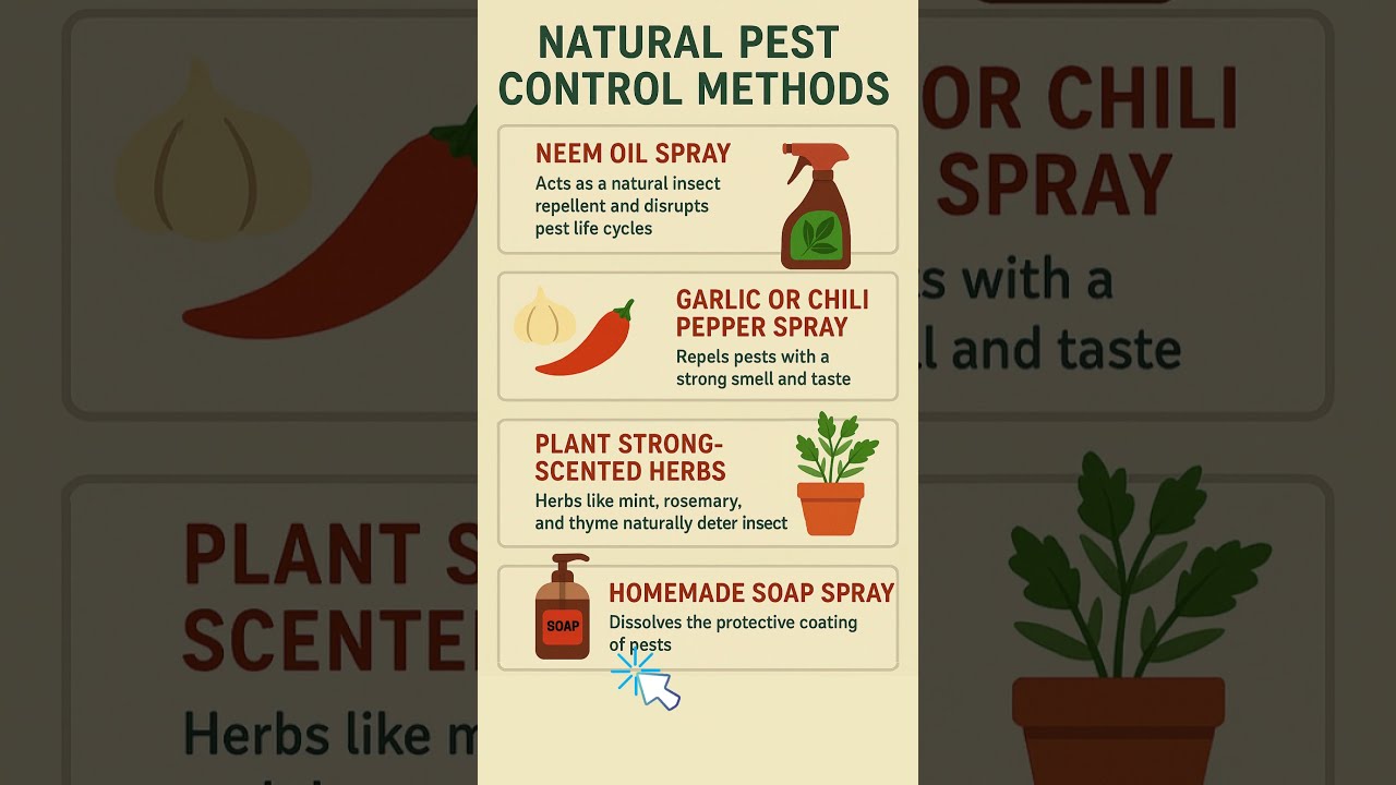 Natural Pest Control Methods Plants Garden Gardening Plantcare Shorts