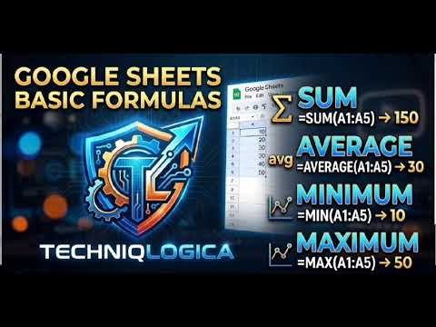 Formulas in Google Sheets