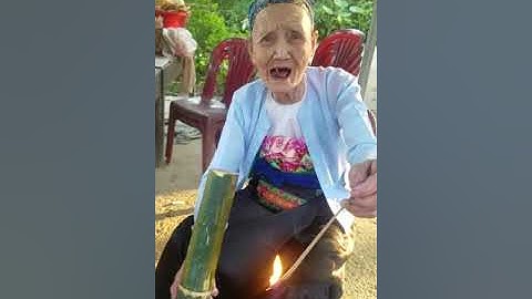 Pass 2 bà cụ mường hút thuốc lào đỉnh cao