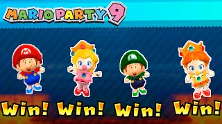 Mario Party 9 Mod Baby Step It Up - Mario vs Luigi vs Peach vs Daisy Minigames (Master COM)