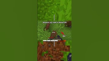 Jetpack joy ride in Minecraft!