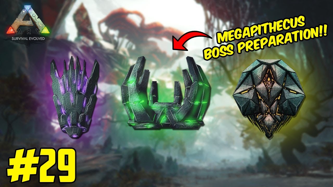 COLLECTING ALL ARTIFACT FOR MEGAPITHECUS BOSS FIGHT | ARK SURVIVAL ...