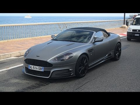Aston Martin MANSORY DB9 Volante Spotted In Monaco! Driving Scenes! (1080p Full HD)