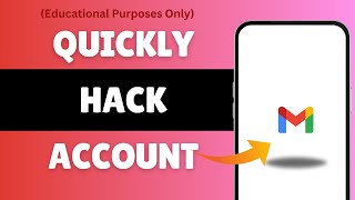 NEW TRICK - How To Hack Quickly Gmail Account | Shocking REALITY Explained 🔓🛡️