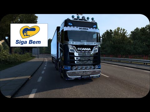 Euro Truck Simulator 2 - Viagem de Uberlândia a Santa Maria - RS - Parte 2 - Mapa EAA