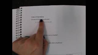 Simplify Expressions Interactive Notebook