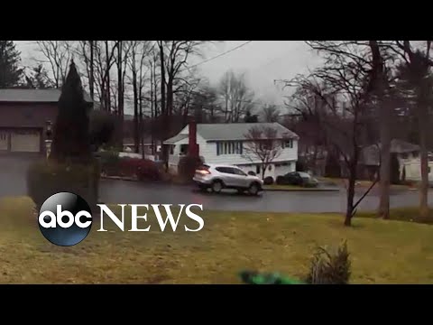 Vehicle loses control on icy Connecticut road