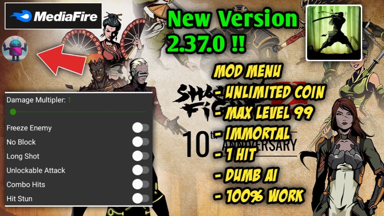 Update !! Shadow Fight 2 Mod Menu 2.37.0 Unlimited Resources
