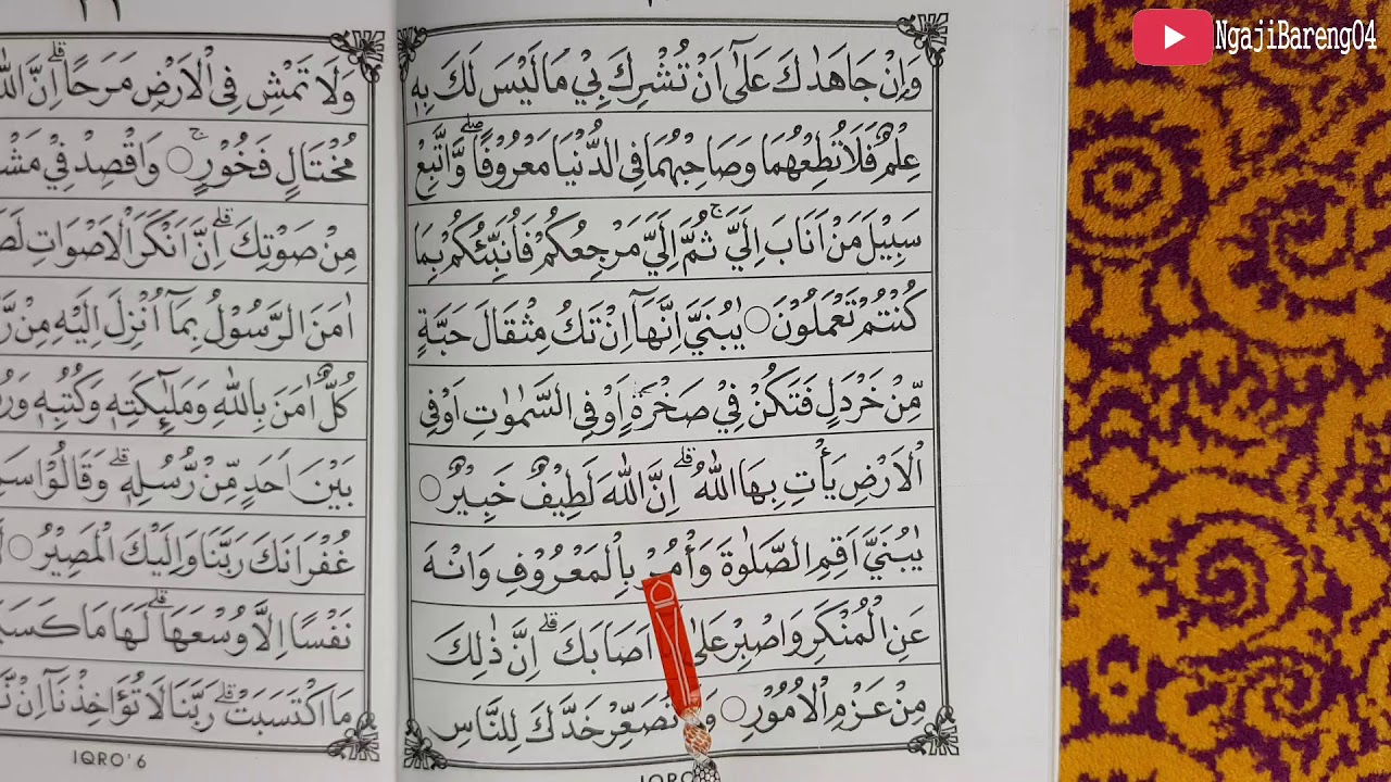 Belajar Membaca Iqro 6 Halaman 28 Youtube Belajar Membaca Iqro 6 Halaman 28 Youtube