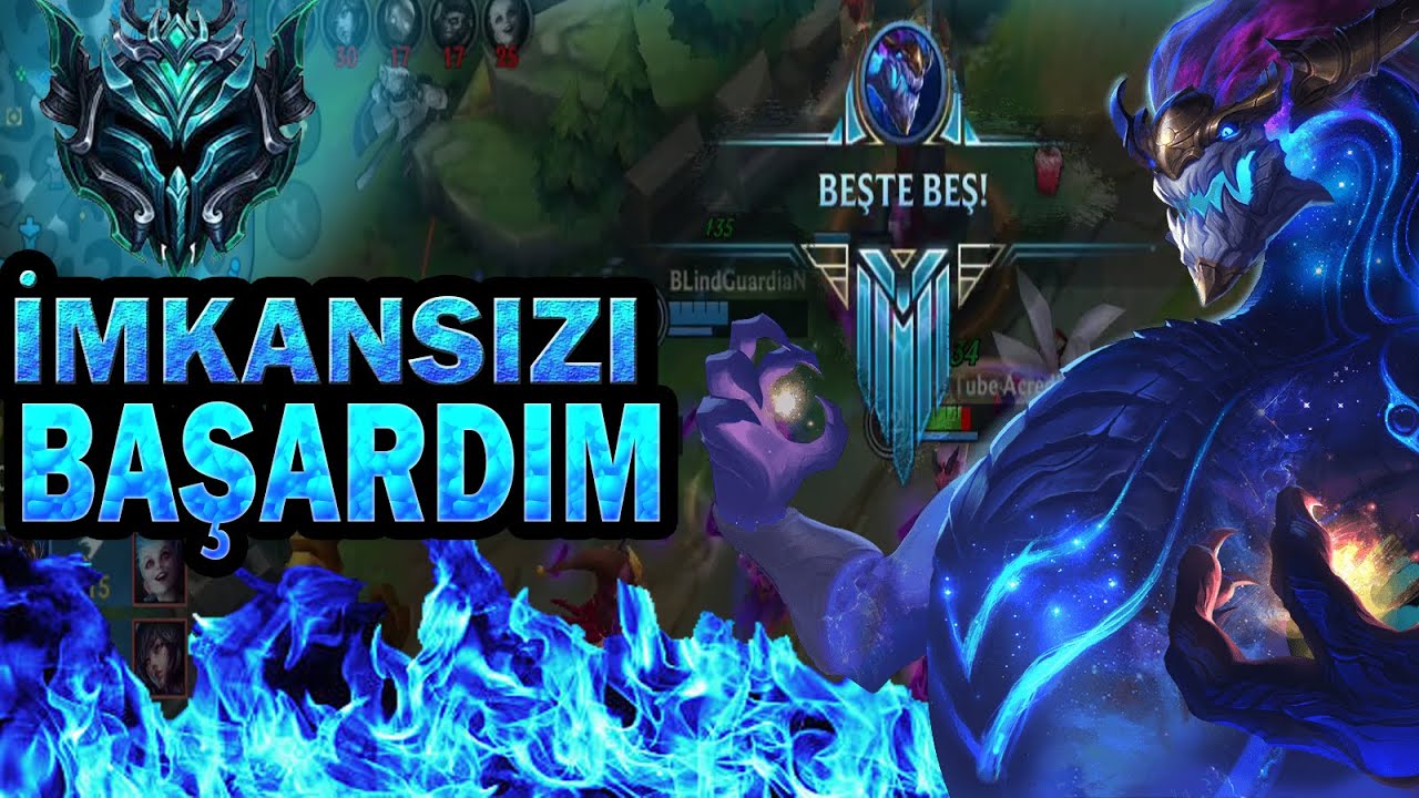 Aurelion Sol İle quadrakill Triplekill Pentakill Doublekill Kombolarının Hepsini Tek Maçta Attım