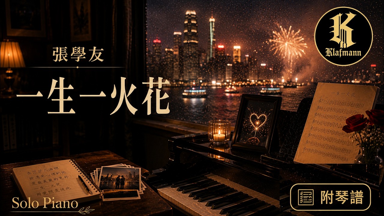 張學友 Jacky Cheung《 一生一火花》|Solo Piano|附琴譜 縮圖
