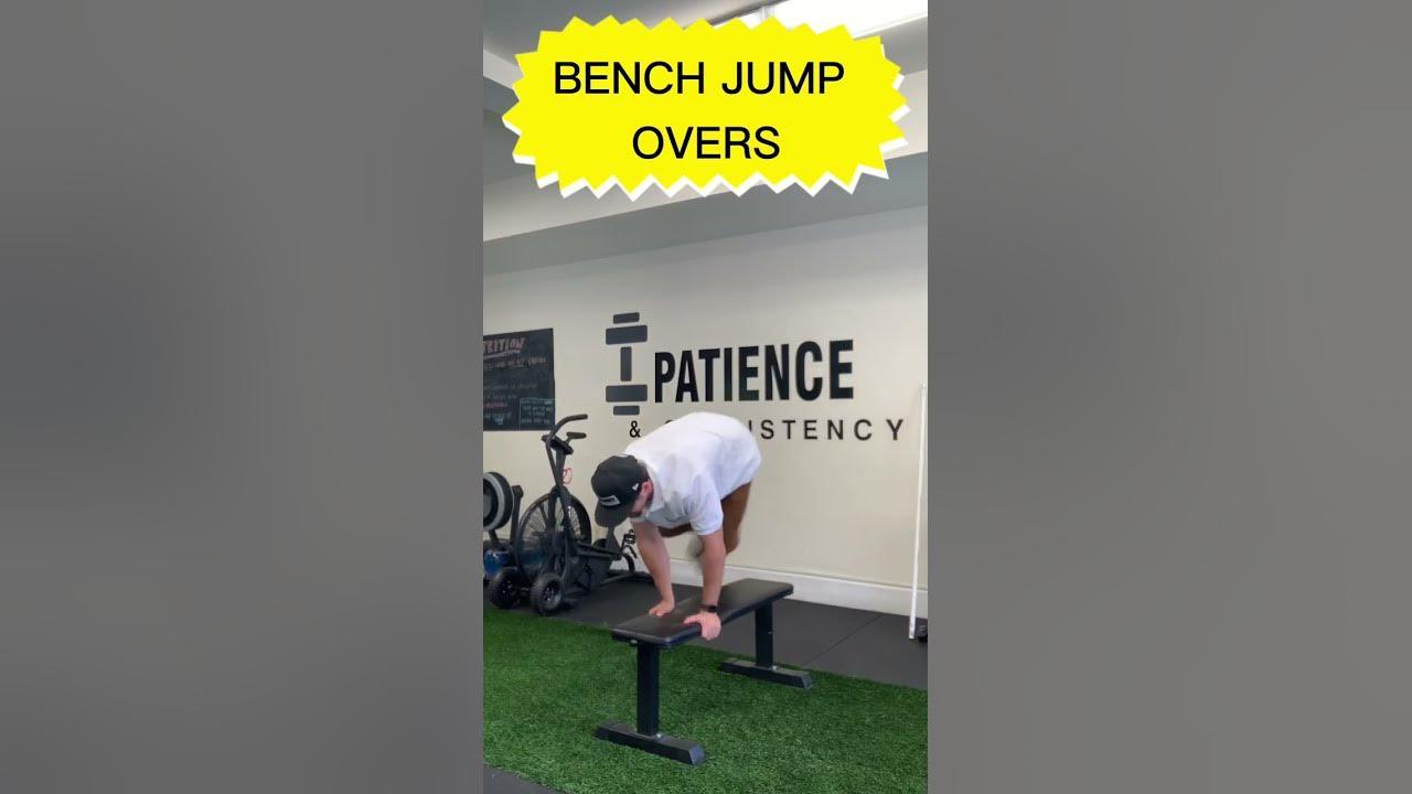 BENCH JUMP OVERS BENCH JUMP OVERS ON BENCH PLYOMETRIC CARDIO