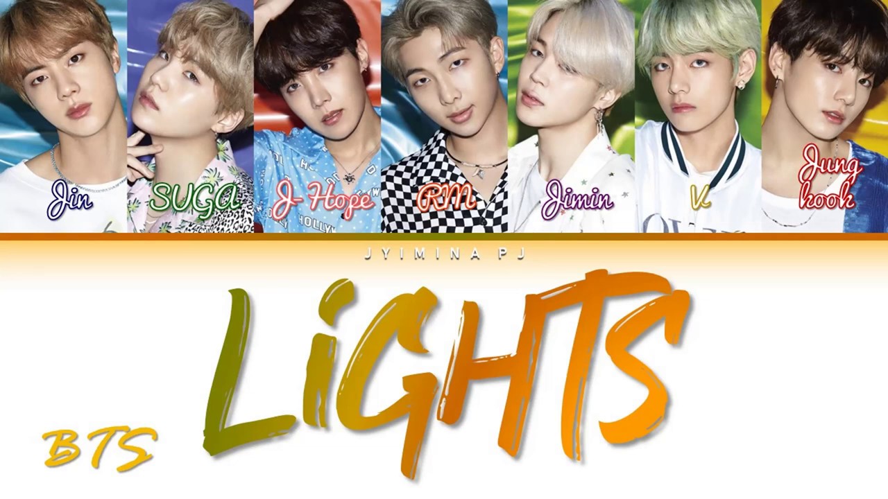 BTS (防弾少年団) - 'Lights' Lyrics (Color Coded_Kan_Rom_Eng