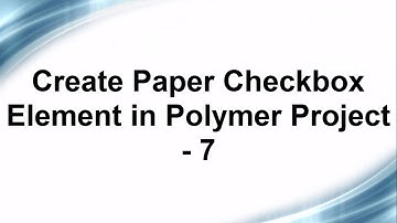 Free Phonegap + Android Material Design using Polymer - Create Paper Checkbox Element -  7