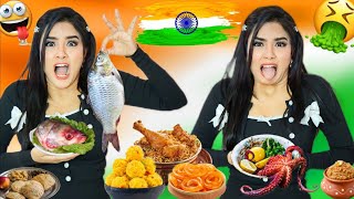 Eating FOOD from Different STATES of India 🇮🇳 *OMG* Reaction 😱