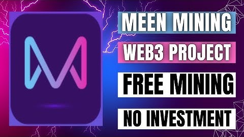 Mining Meen.New mining app of 2023.Web3 project.Free mining.No invest.
