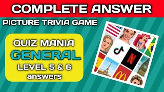 QUIZ MANIA: PICTURE TRIVIA GAME 🔥| GENERAL, level 5&6 complete walkthrough.🎮 #logoquiz screenshot 4