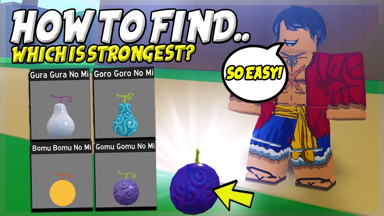 HOW TO FIND DEVIL FRUITS EASY AND WHICH IS THE STRONGEST IN ANIME FIGHTING SIMULATOR ROBLOX 