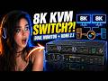 Control 2 Computers with Dual 8K Displays | BG-8K-KVM22A HDMI 2.1 KVM Switch