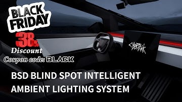 Cybertruck BSD Blind Spot Ambient Light Monitoring System Installation #bsd #ambientlight #blindspot