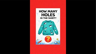 99% Of People Count This Wrong. How Many Holes Are In The Shirt? #flordilinagregoire