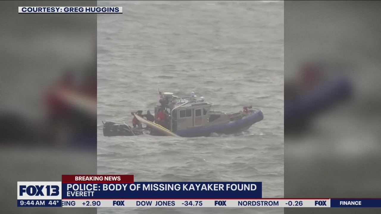 Body found during missing kayaker search - YouTube