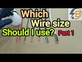 WIRE GAUGE AND CURRENT FLOW