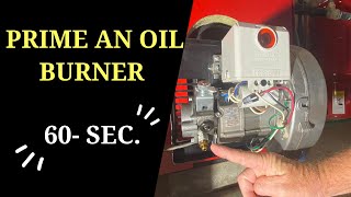 How to Prime and Start an Oil Burner #Shorts Resimi
