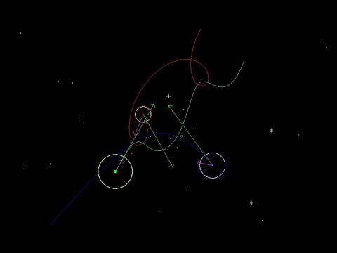 2D Gravity Sim Demo (python)